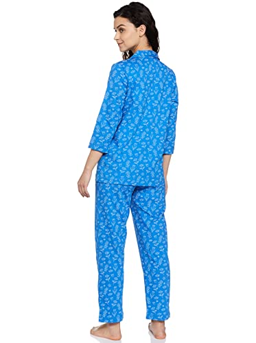 Image of Amazon Brand - Eden & Ivy Women's Cotton Regular Fit T-Shirt and Shorts Night Suit (Night Wear | Lounge Wear Set)