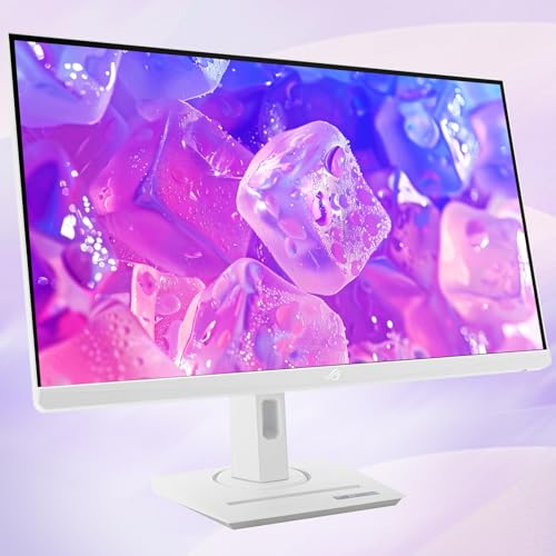 Image of ASUS ROG Strix 27 inch Gaming Monitor, IPS QHD (2560 x 1440), 180Hz, 1ms, 133% sRGB, NVIDIA G-Sync, HDR400, ELMB Sync, Anti-Glare, VESA Mountable, USB-C, 1xDisplayPort1.4, 1xHDMI 2.0, Tripod Socket, White