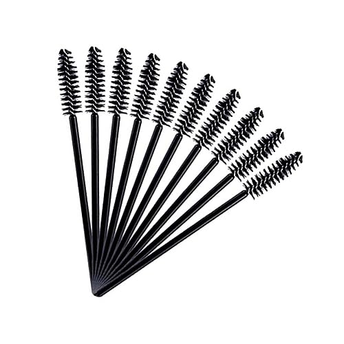 TOVINANNA Professional Makeup Tool Kit 12pcs Eyebrow Spoolies Mascara Wand Nylon Eyelash Brush Lash Mascara Applicator Compact for Salon Personal Use