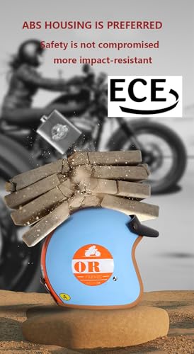 Casque de moto vintage ouvert compact anti-transpiration pour scooter