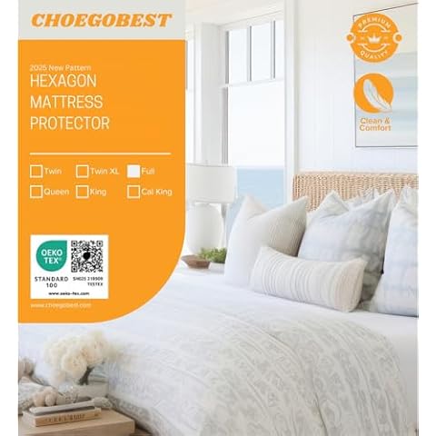 Waterproof Bamboo Jacquard Mattress Protector Cover