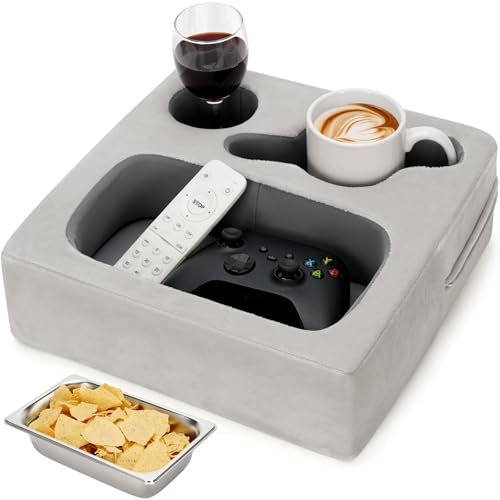 Zettfuly Couch Cup Holder, Couch Caddy, Couch Drink Holder, Bed Cup Tray
