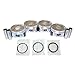 DNJ PRK162 Piston and Ring Kit For 2004-2012 Mitsubishi Eclipse Galant Lancer Outlander 2.4L L4 SOHC 16V Naturally Aspirated 4G69