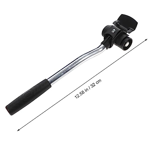 Deslizadores de muebles Luxshiny en plástico negro para camas y lavadoras en mármol 3