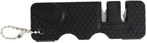 Afiladores de cuchillos de bolsillo, multiusos, accesorios de cuchillos de cocina, llavero de cerámica para peces, afilador de carburo de chef