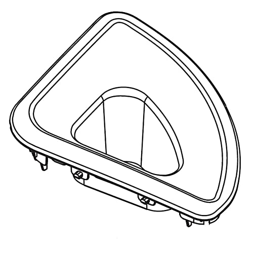 Samsung DC64-03205A Washer Bleach Dispenser Bezel Genuine Original Equipment Manufacturer (OEM) Part