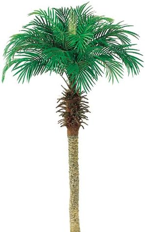 Dos palmeras tropicales artificiales de coco fénix de 6 pies, sin maceta,