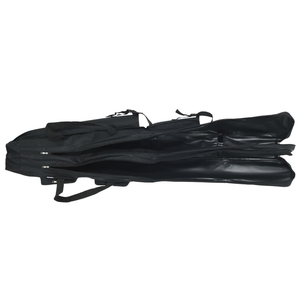 Torba na wędkę do rekreacji na świeżym powietrzu, czarna, 160 cm, tkanina Oxford