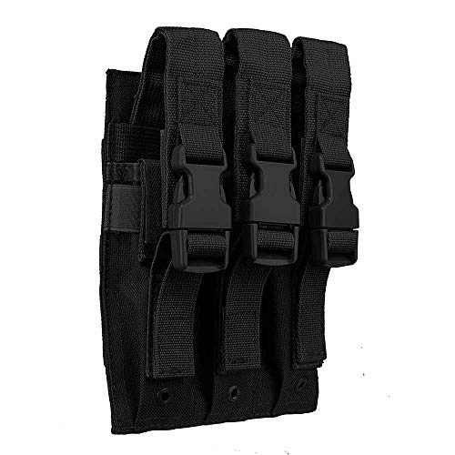 NcSTAR Vism Molle Hicap Pistol Triple Magazine Pouch/Black