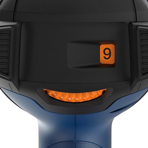 Steinel Heißluftpistole HL 1920 E, 2000 W Heißluftfön, Temperatur stufenlos von 80°-600°C, Luftmenge in 3 Stufen, 352103