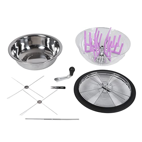 XHTLLO 16in Electric Bud Leaf Bowl Tblademer Machine, Stainless Steel Blades Bud Leaf Tblademer