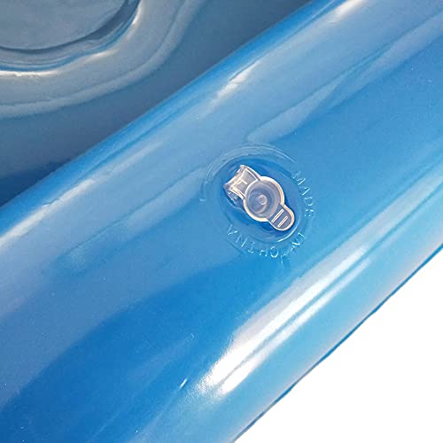 Opblaasbare drankhouder, driehoek opblaasbare drijvende onderzetters drinkhouder met 6 gaten, zwembekerhouder voor… - Image 7