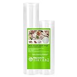 🥗【Múltiples Usos】Con la resistencia a la temperatura alta y baja, se puede utilizar en la cocción al vacío, horno microondas y refrigeración. Protege las joyas, documentos y medicamentos de daños o decoloración. Si desea almacenar carne, verduras, frutas, bocadillos en el congelador, estas bolsas de vacío proporcionan un excelente sellado para preservar el sabor original de los alimentos.