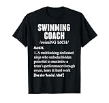 Swimming Coach Definition Shirt Swim Coach Appreciation Gift