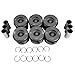 Flynsu Pistons & Rings Pins Kit Replacement for 2014-2018 Jeep Grand Cherokee Ram 1500 3.0L V6 EcoDiesel 68147228AA 68147229AA 68147230AA