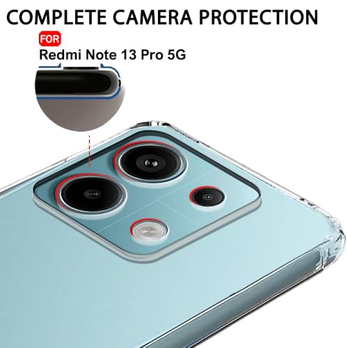 Image of COVERBLACK Soft Rubber Back Cover for Mi Poco X6 5G - Transparent
