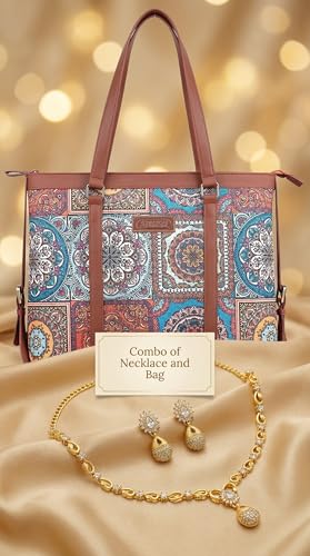 Image of Stylish Tote Bags for Office Use | Laptop Bag 15.6 inch | Purse for Women | Vegan Leather Handbag | Daily & Travel Use |