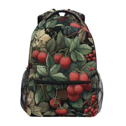 Sac à dos scolaire Fruit Rouge Baie contre le mal de dos