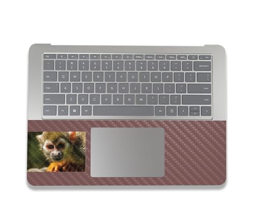 Image of MightySkins Carbon Fiber Skin Compatible with Microsoft Surface Laptop Studio 2 (2023) Full Wrap Kit - Squirrel Monkey | Protective, Durable Textured Carbon Fiber Finish | Made in The USA
