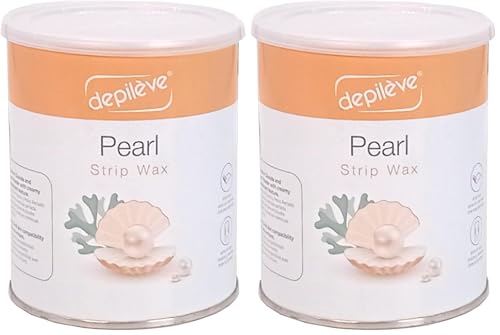 Depilève Cera con Bandas Perlada 800 g (Paquete de 2)