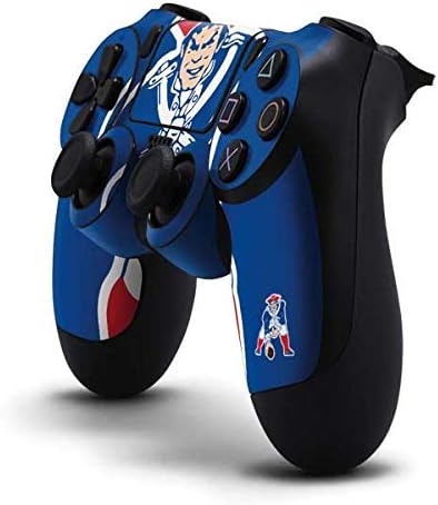 Vista 22 de Skinit Calcomanía para juegos compatible con el controlador de PS4, diseño oficial de los New England Patriots de la NFL, en blanco y negro