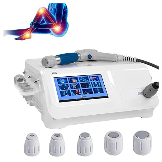 Extracorporal Shock Wave Therapy ESWT Machine Shockwave Therapy Machine for ED Treatment Shockwave Physiotherapy Instrument Pain Relief Instrument for Sports Injuries (White 2)