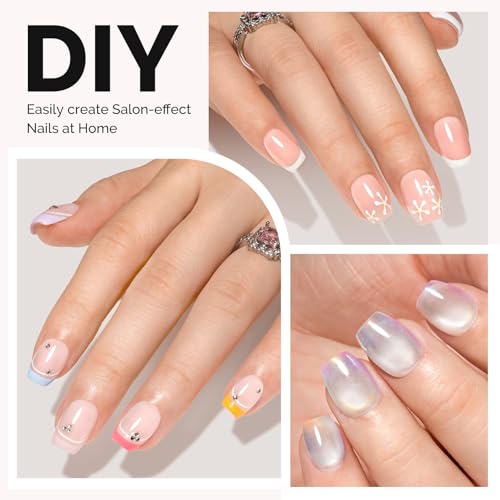 Image of MelodySusie Extra Short Ballerina X Nail Tips- 600Pcs 15 Sizes Clear Acrylic, Half Matte Full Cover Press on Nails for DIY Extension & Salon Use, Pre-Shaped for Long-Lasting Manicure