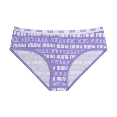 PUMA Girls' 5 Pack Cotton Bikini Underwear3