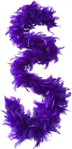 American Feathers 50 Gram Chandelle Boas (Purple)