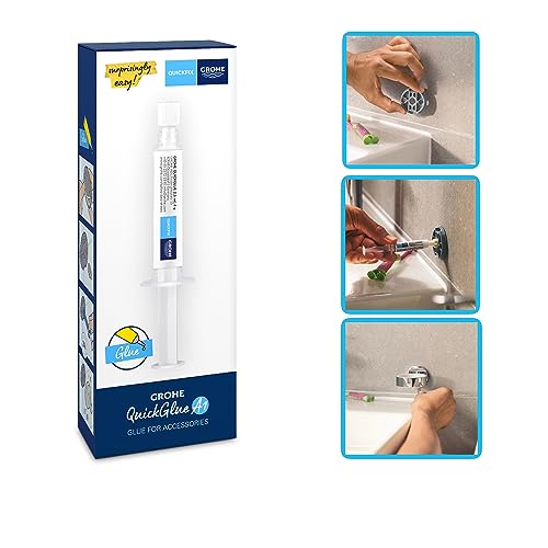 GROHE Kleber 1ST, für klebbare GROHE Bad Accessoires, Montage ohne bohren – Ansicht 5