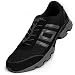 Stout Gears No Tie Shoelaces with Lock System | Elastic Shoe Laces for Sneakers (2 Packs, Black-Black)