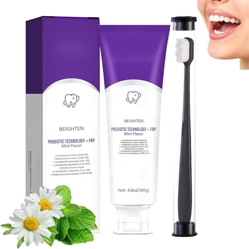 7-Pro Dentifricio Intensivo, Dentifricio Sbiancante 7PRO con 7 Probiotici per Denti (1)