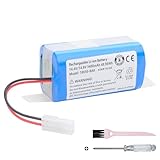 3400MAH Vacuum Cleaner Battery for Xiaomi MI G1 MI-G1 Mop Essential MJSTG1, SKV4136GL, MC-WRC53, H18650CH-4S1P, for Phicomm X3, for PUPPYOO R30 R30 Pro, R35, for FLYCO FC9601 FC9602 18650B4-4S1P-AAF-4