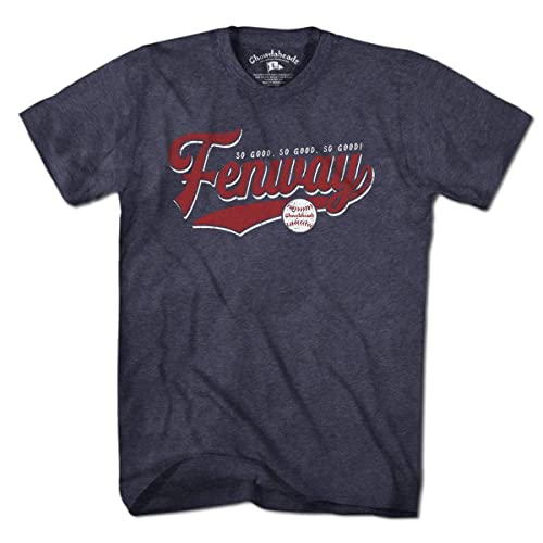 So Good Fenway Tailsweep T-Shirt – Unisex Vintage Boston Baseball Tee Blue