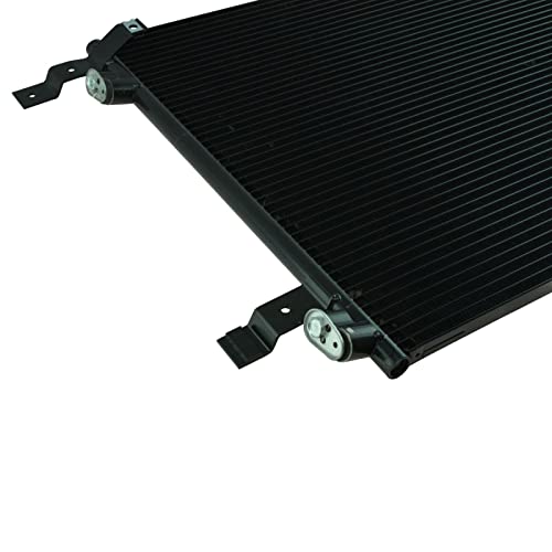 Image of TRQ A /C Condenser and Receiver Drier Assembly Compatible with 2011-2016 Cadillac SRX 2010 SRX From 6 /07 /10 Production Date