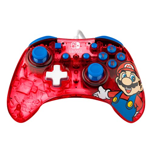 Manette Switch PDP Rock Candy Mario rouge filaire compacte pour console Nintendo Switch OLED et Lite - 7