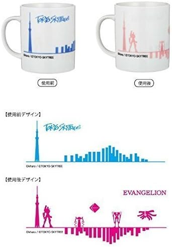 Amazon Co Jp ヱヴァンゲリヲン 東京 スカイツリー 限定 メタモ マグカップ エヴァンゲリオン ご当地 コラボ グッズ 感温 マグ ホーム キッチン