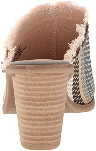 Lucky Brand Women's Leyshia Open Toe High Heel Slide Heeled Sandal, Reef Multi, 5.5 | Image 2