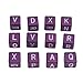 ZJchao English Letter Dice Set Educational Fast Paced Strategic Play Scrambled Word Game for All Ages
