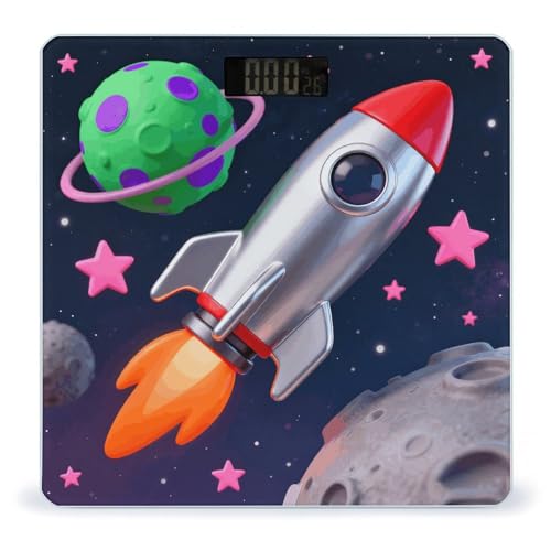 Báscula digital para baño Star Rocket con pantalla LCD miniatura 1