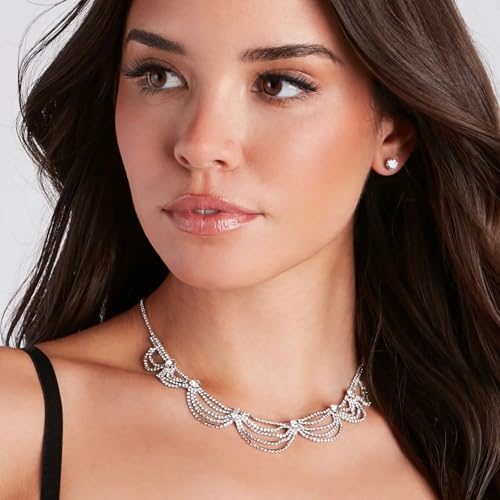 Juego de collar y pendientes de moda para mujer con cadena de garra 2