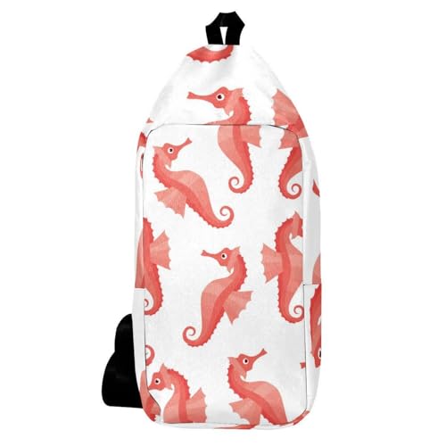 Sac à dos à bandoulière hippocampe pour vos sorties en ville et vacances