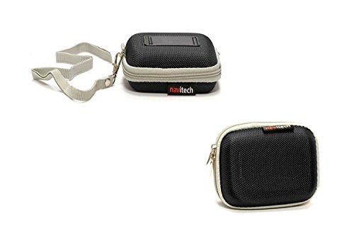 Navitech Black Water Resistant Hard Wireless Earphone Case Cover Compatible with The Actionpie in-Ear Headphones