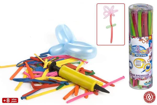 Bote 20 Globos Formas Artísticas