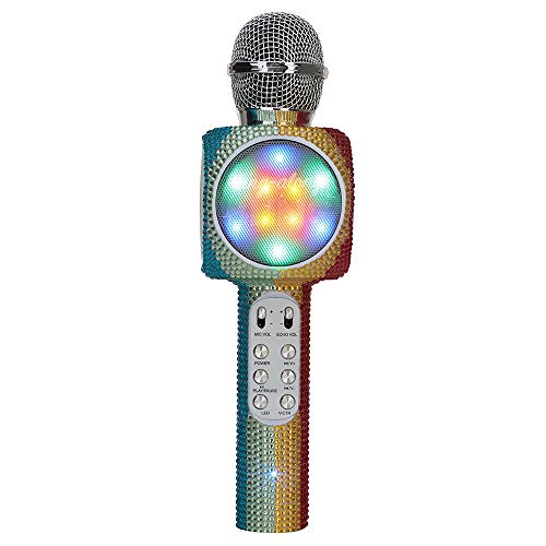Wireless Express - Sing-Along Bling Bluetooth Karaoke Microphone and Bluetooth Stereo Speaker...