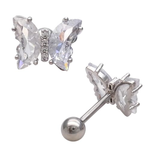 [XpCV[bvX] T[WJXeX {fBsAX sAX Iׂa6mm8mmI1_ŏ[ o^tC WG butterfly փbNX SS 0441 (14G/6mm)