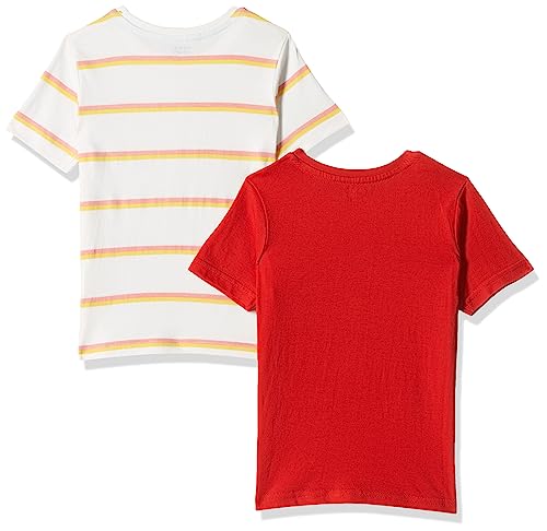 Image of Amazon Brand - Jam & Honey Boys 100% Cotton Printed Half Sleeves T-Shirt | Age 2-12 Years