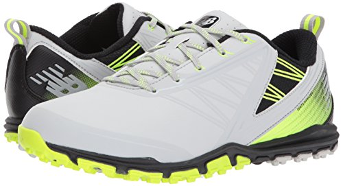New Balance Men's Minimus Sl Waterproof Spikeless Comfort Golf Shoe, 9 D D Us, Grey/Green #TOP6