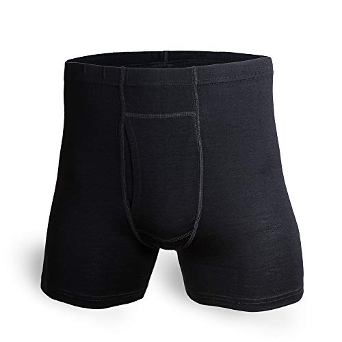 SHEEP RUN Men's Merino Wool Boxer Briefs Hiking Running Workout Wicking...