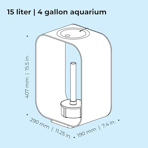 biOrb Life 15 MCR Blanc - Aquarium design compact 15 litres avec éclairage LED - 5